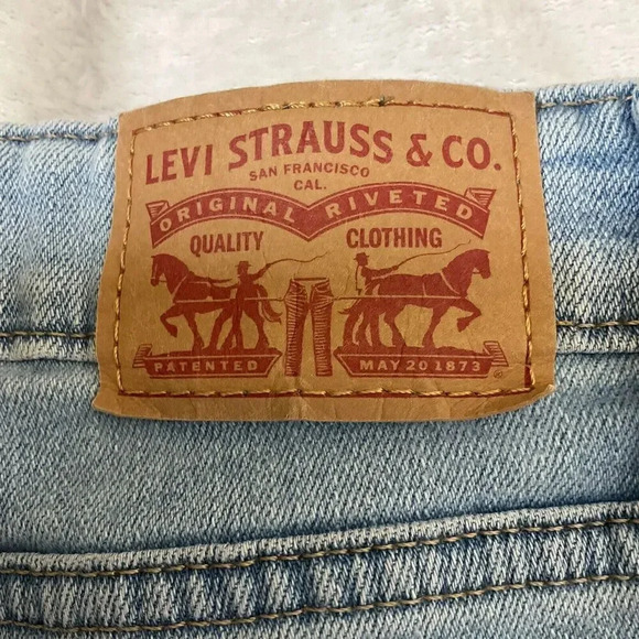 Levi's 721 High Rise Skinny Jeans Size 32 Distressed Light Wash Levis Ankle - Picture 6 of 11